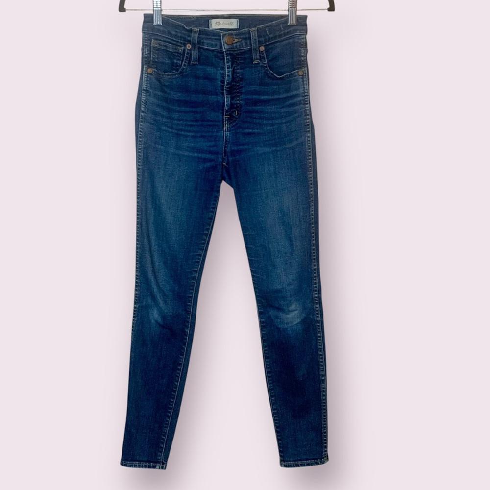 Madewell 10” High-Rise Skinny Jeans Blue Size 25
